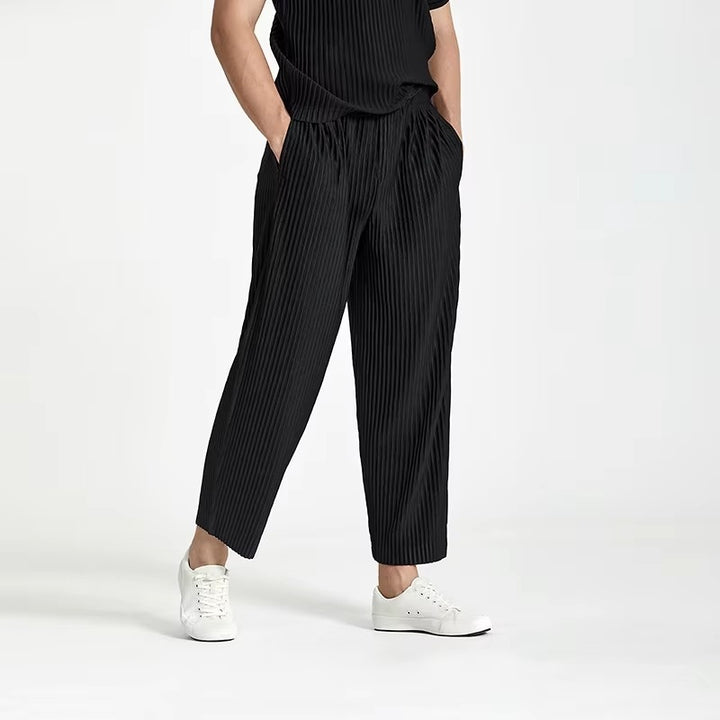 Hayato - Loose Pleated Pants
