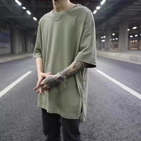 Aoto – Camiseta con bajo abierto