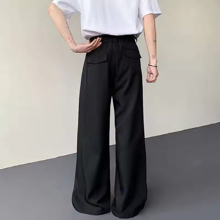 Ryusei | Straight Loose Wide-Leg Trousers for Men