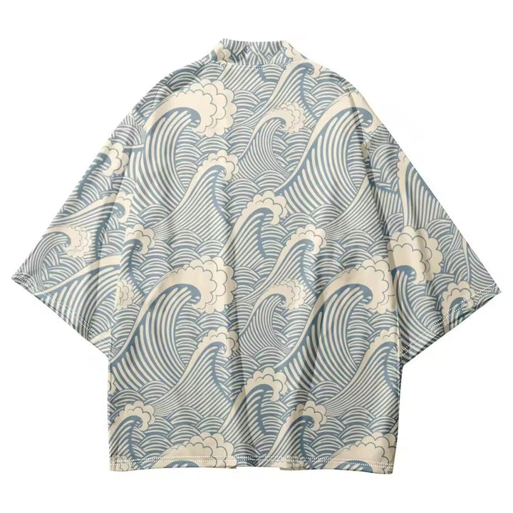 Namiya | Wave Print Japanese Kimono Haori