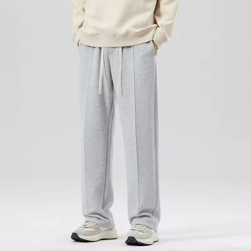 Kazuto | Men’s Baggy Stripe Joggers – Relaxed Fit Breathable Wide-Leg Pants
