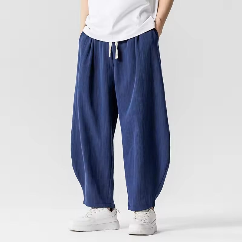 Sora - Men’s Loose Harem Pants – Wide-Leg Japanese Street Fashion