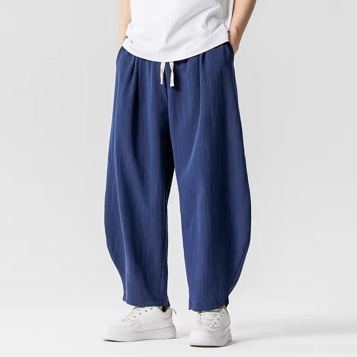 Sora - Men’s Loose Harem Pants – Wide-Leg Japanese Street Fashion