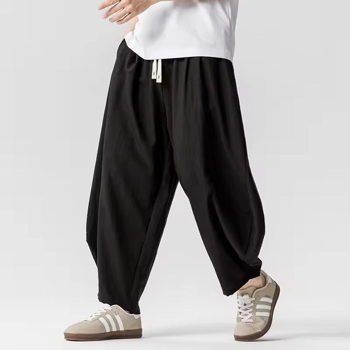 Sora - Men’s Loose Harem Pants – Wide-Leg Japanese Street Fashion