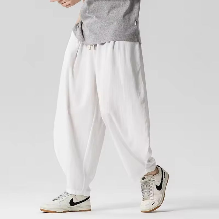 Sora - Men’s Loose Harem Pants – Wide-Leg Japanese Street Fashion
