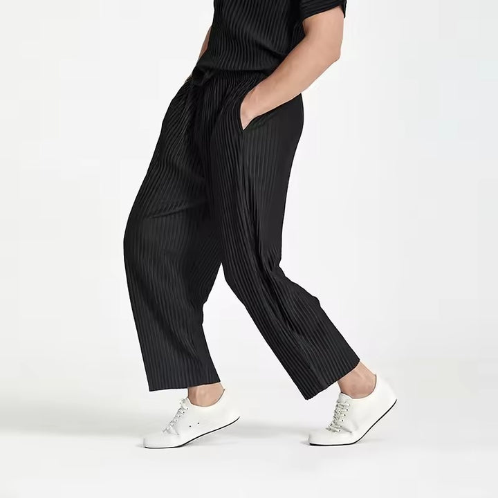 Hayato - Loose Pleated Pants