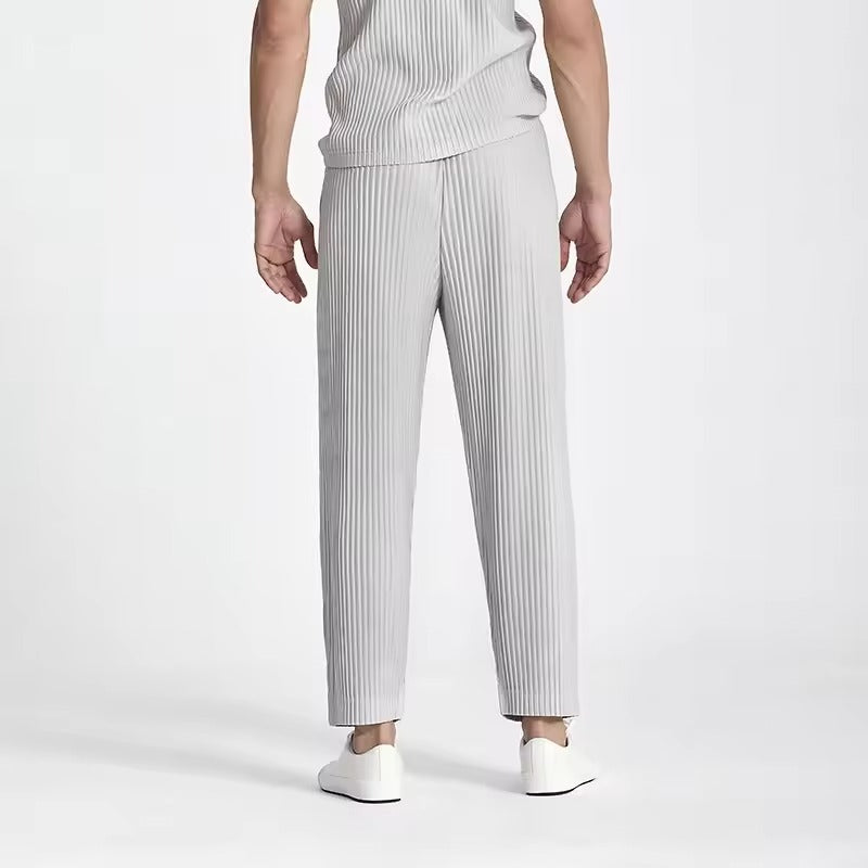 Hayato - Loose Pleated Pants