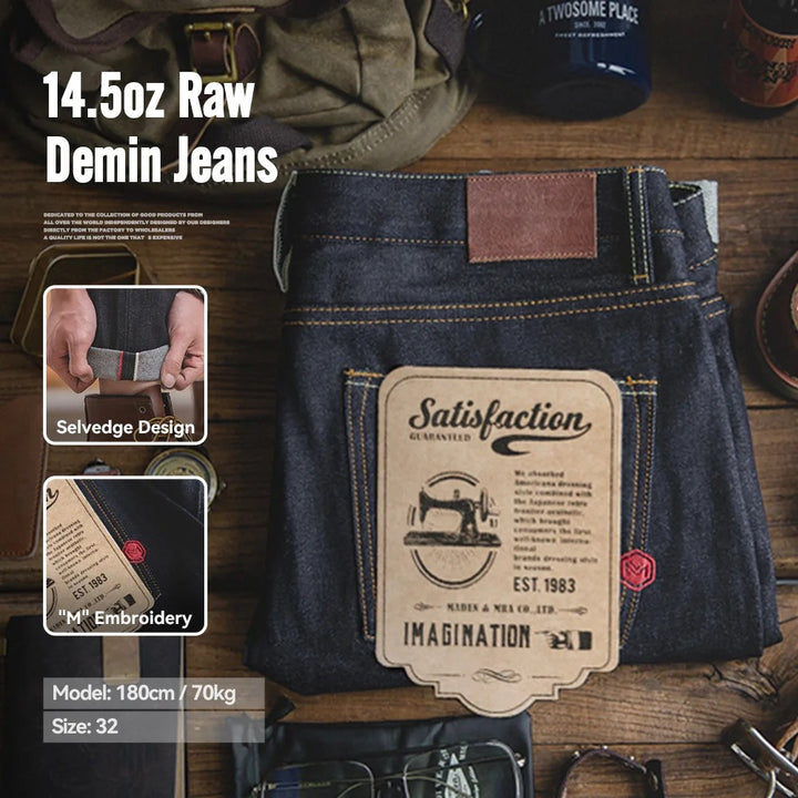 Northway | Mens Selvedge Raw Denim Jeans