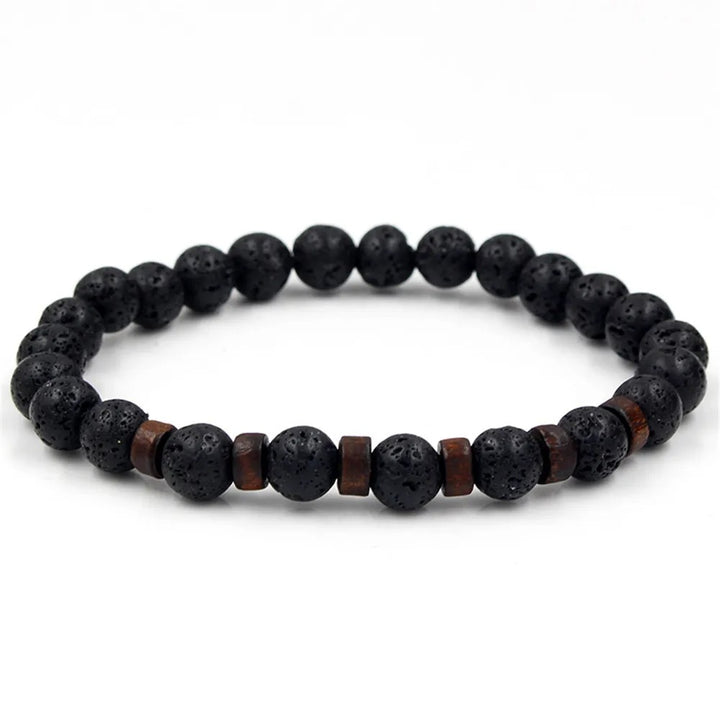 Lavora | Mens Lava Bead Bracelet