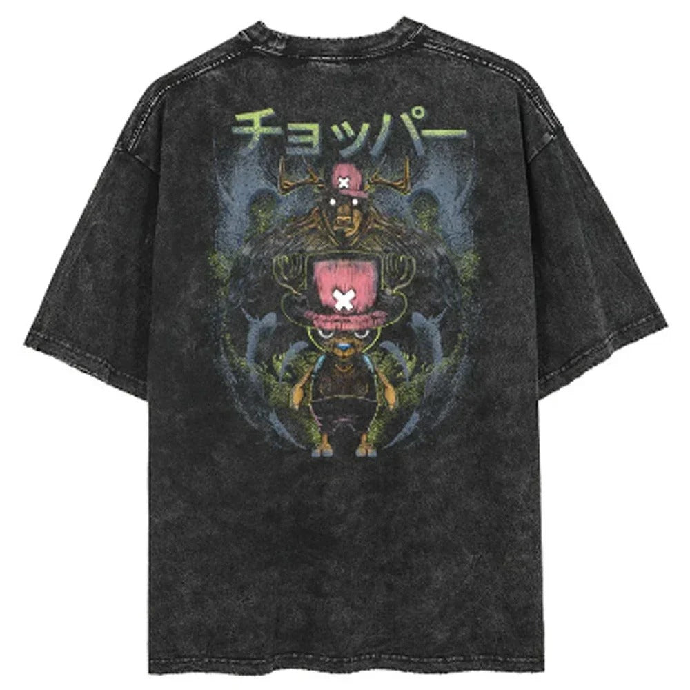 HARA | Mens Oversized Anime T Shirt