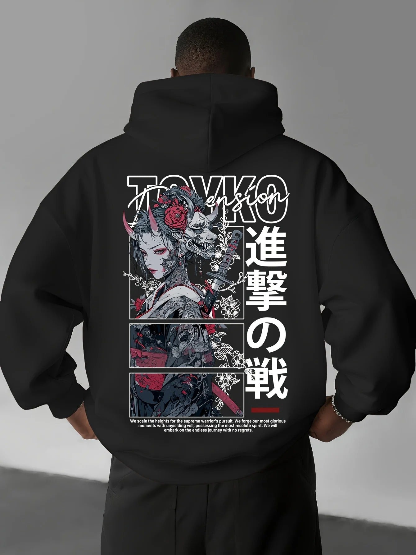 Ronjin | Mens Anime Samurai Hoodie