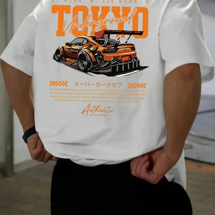 Tokiyo | Mens Tokyo Print Cotton T Shirt