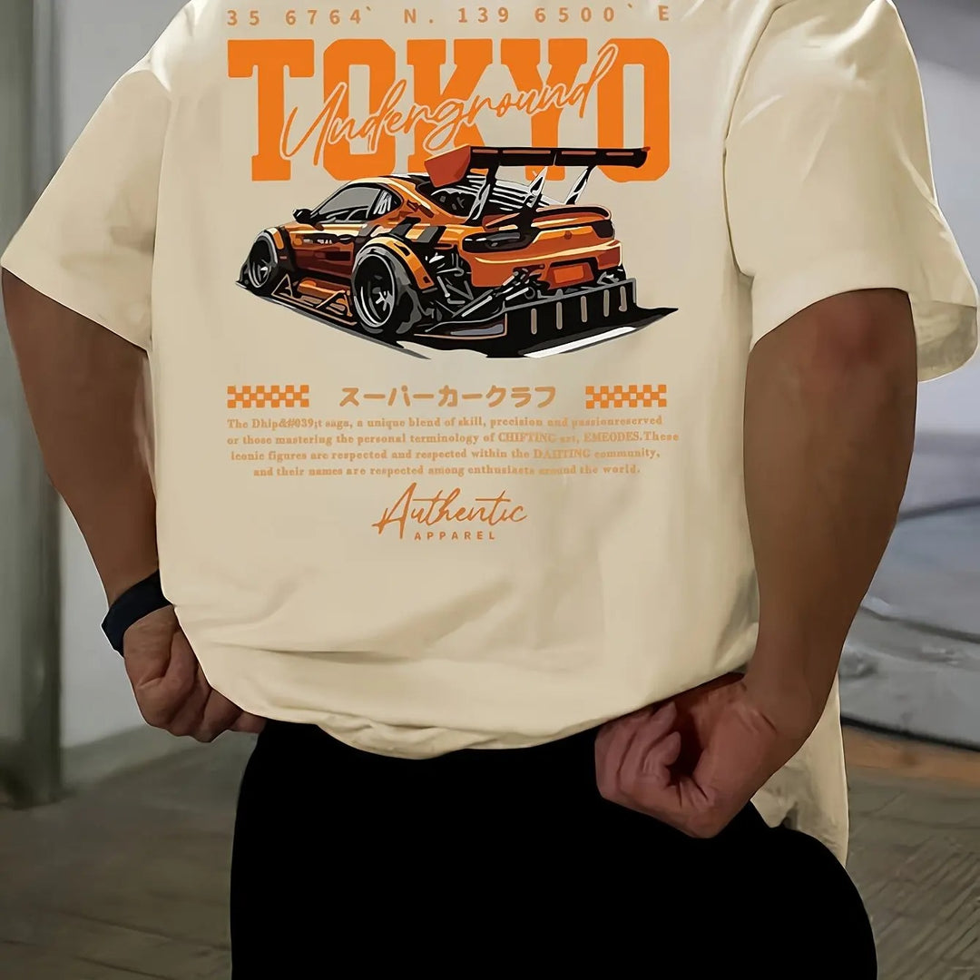 Tokiyo | Mens Tokyo Print Cotton T Shirt