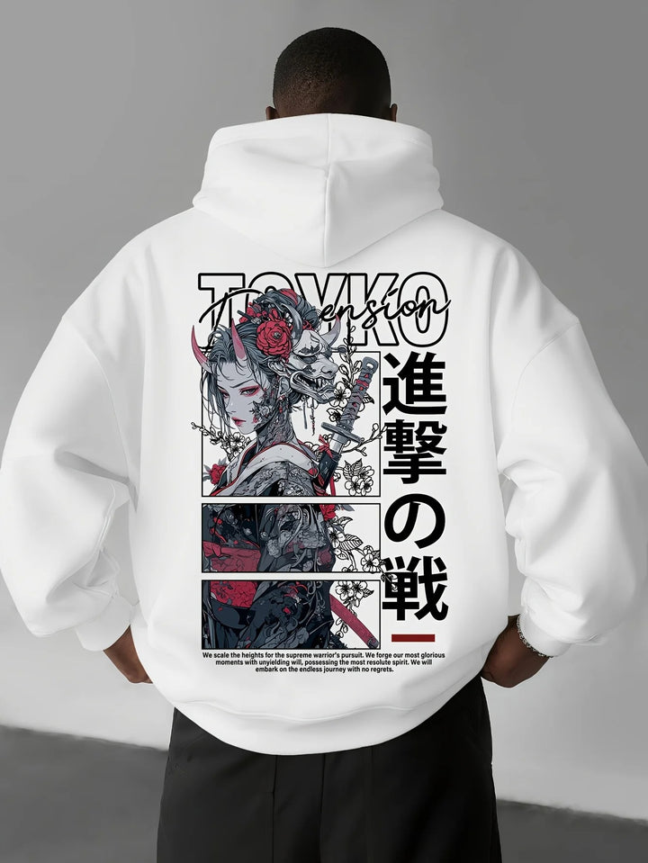 Ronjin | Mens Anime Samurai Hoodie