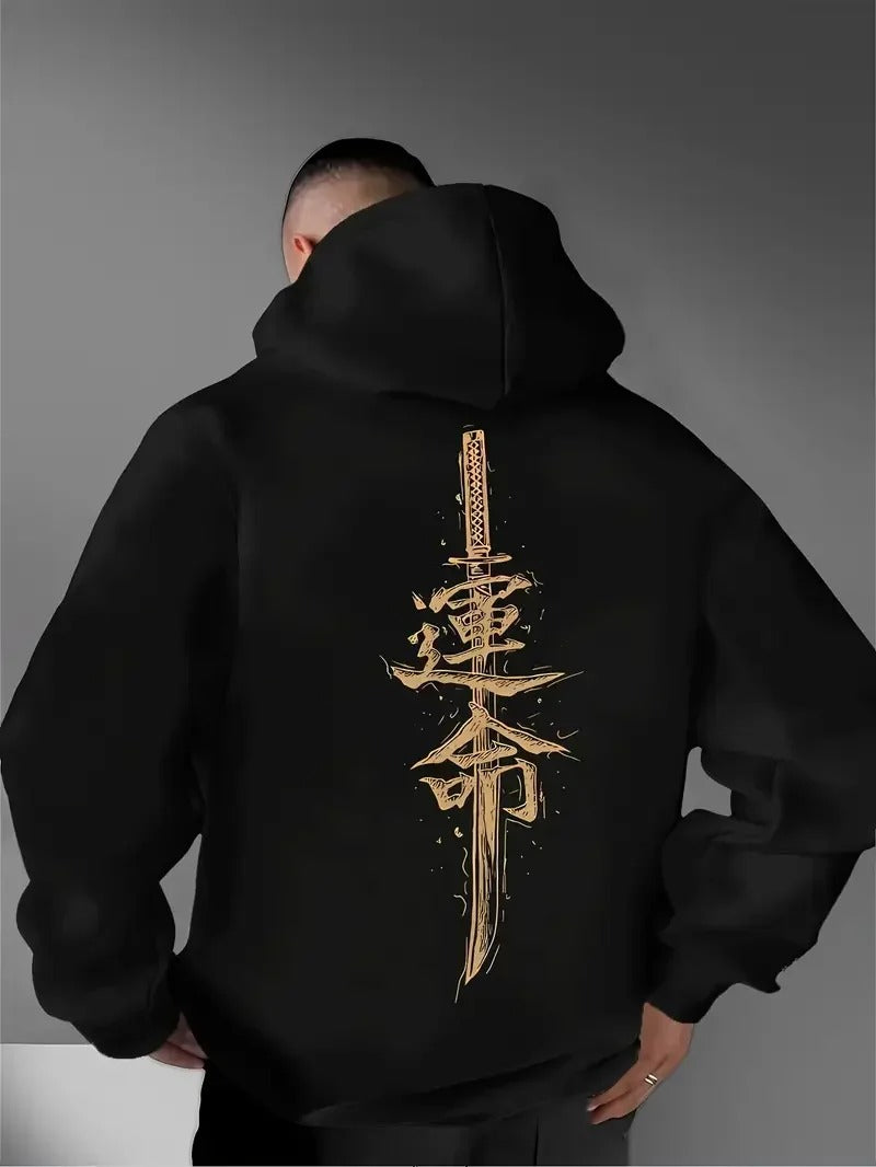 Fatekyo | Mens Anime Print Hoodie