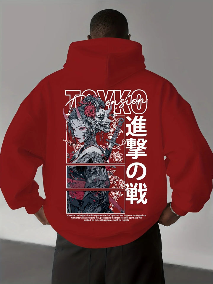 Ronjin | Mens Anime Samurai Hoodie