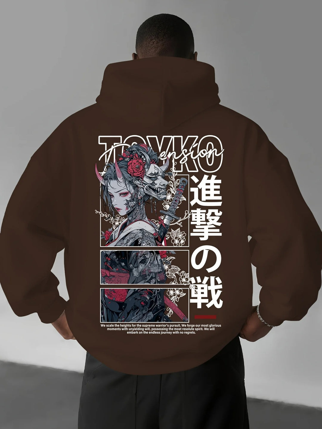 Ronjin | Mens Anime Samurai Hoodie