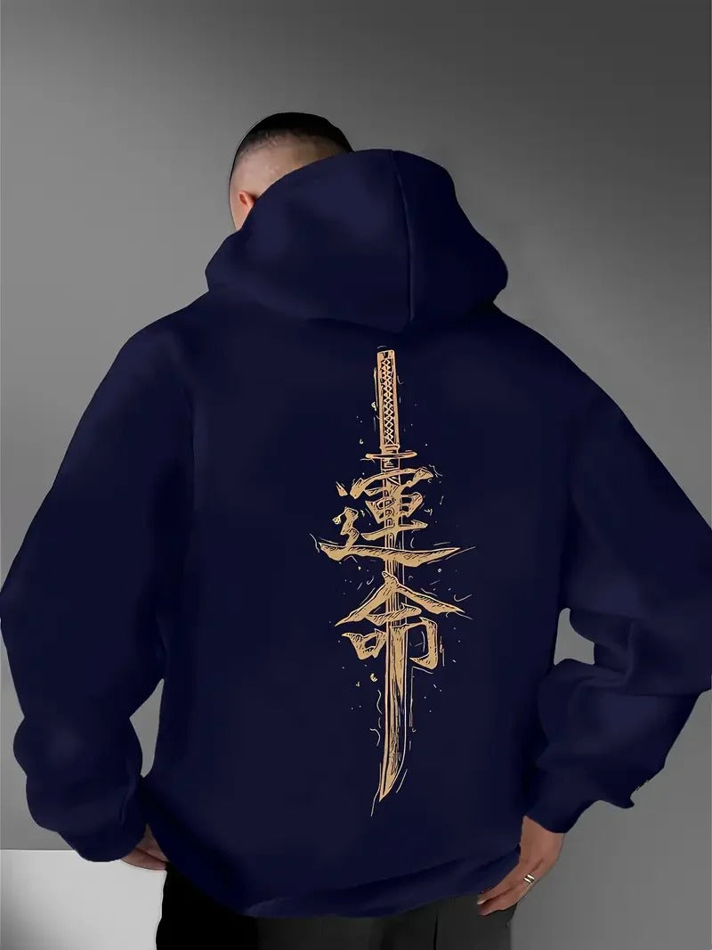 Fatekyo | Mens Anime Print Hoodie
